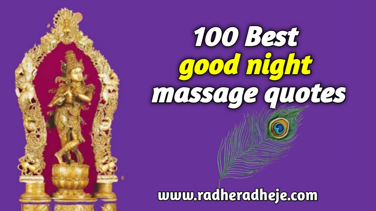 100 Best Good night massage & Quotes